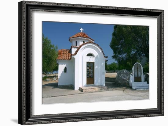 Monastery of Agrilion Church, Kefalonia, Greece-Peter Thompson-Framed Photographic Print