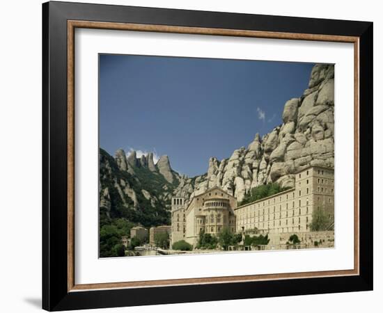 Monastery of Montserrat, Near Barcelona, Catalonia, Spain-Michael Busselle-Framed Photographic Print