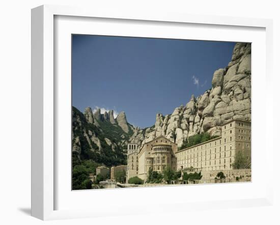 Monastery of Montserrat, Near Barcelona, Catalonia, Spain-Michael Busselle-Framed Photographic Print