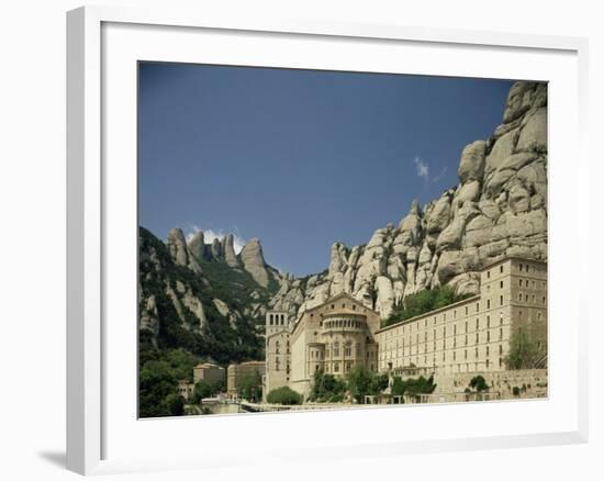 Monastery of Montserrat, Near Barcelona, Catalonia, Spain-Michael Busselle-Framed Photographic Print