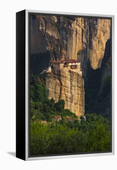 Monastery of Roussanou, Meteora, Greece (UNESCO World Heritage Site)-Keren Su-Framed Premier Image Canvas