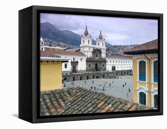 Monastery of San Francisco, Plaza San Francisco, Quito, Ecuador-John Coletti-Framed Premier Image Canvas