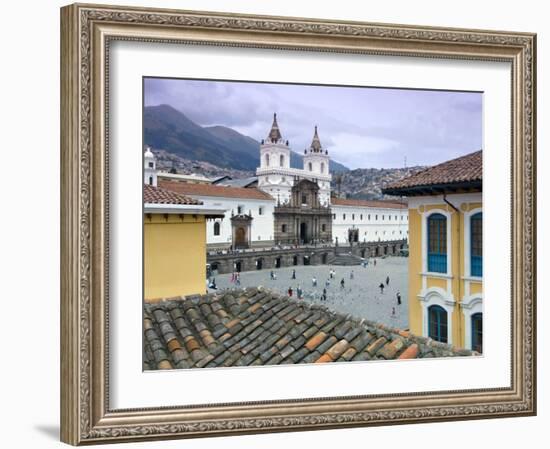 Monastery of San Francisco, Plaza San Francisco, Quito, Ecuador-John Coletti-Framed Photographic Print