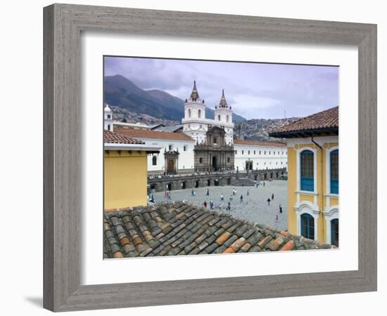 Monastery of San Francisco, Plaza San Francisco, Quito, Ecuador-John Coletti-Framed Photographic Print