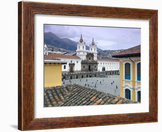 Monastery of San Francisco, Plaza San Francisco, Quito, Ecuador-John Coletti-Framed Photographic Print