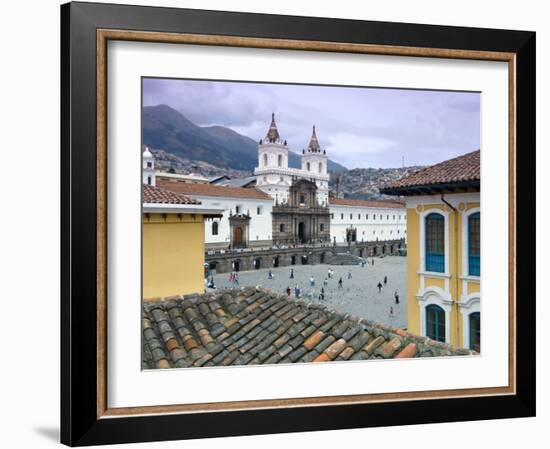Monastery of San Francisco, Plaza San Francisco, Quito, Ecuador-John Coletti-Framed Photographic Print