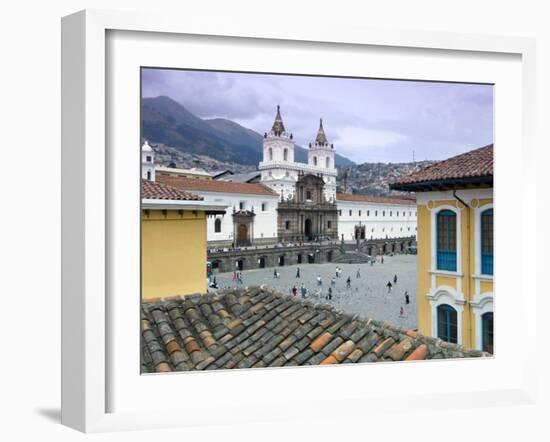 Monastery of San Francisco, Plaza San Francisco, Quito, Ecuador-John Coletti-Framed Photographic Print