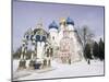 Monastery of the Christian St. Sergius Cathedral of the Assumption in Snow, Moscow Area, Russia-Gavin Hellier-Mounted Photographic Print