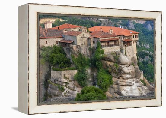 Monastery of Varlaam, Meteora, Greece-Keren Su-Framed Premier Image Canvas