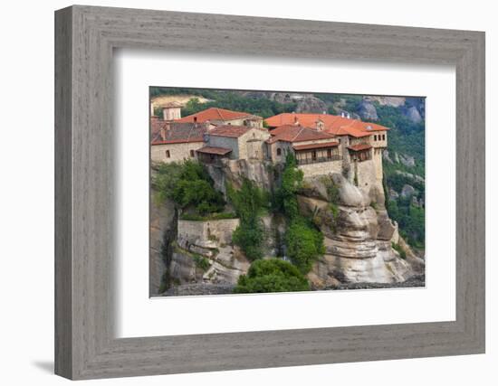 Monastery of Varlaam, Meteora, Greece-Keren Su-Framed Photographic Print