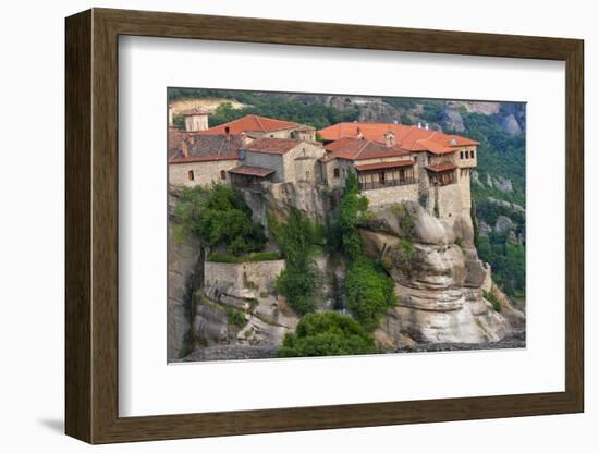 Monastery of Varlaam, Meteora, Greece-Keren Su-Framed Photographic Print