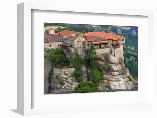 Monastery of Varlaam, Meteora, Greece-Keren Su-Framed Photographic Print