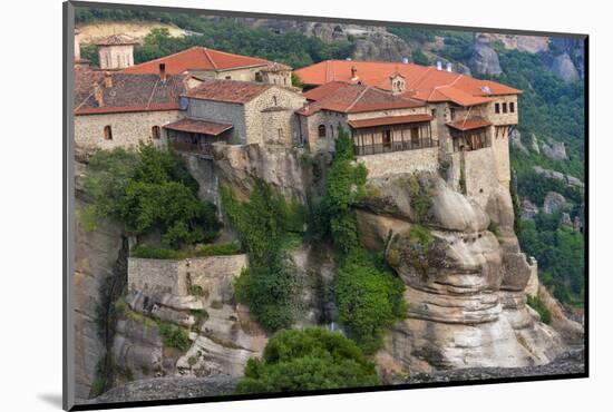 Monastery of Varlaam, Meteora, Greece-Keren Su-Mounted Photographic Print