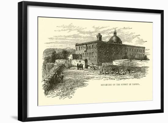 Monastery on the Summit of Carmel-null-Framed Giclee Print