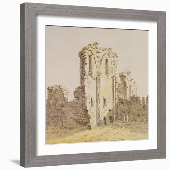 Monastery Ruins-Caspar David Friedrich-Framed Giclee Print