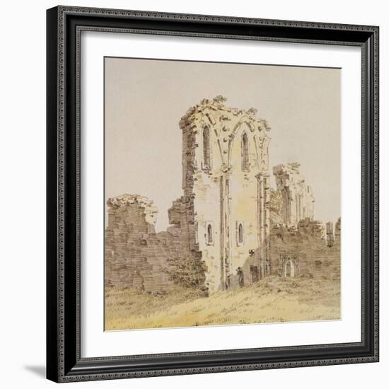 Monastery Ruins-Caspar David Friedrich-Framed Giclee Print