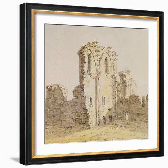 Monastery Ruins-Caspar David Friedrich-Framed Giclee Print