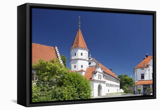 Monastery Schussenried, Bad Schussenried, Upper Swabian Baroque Route, Upper Swabia, Baden-Wurttemb-Markus Lange-Framed Premier Image Canvas