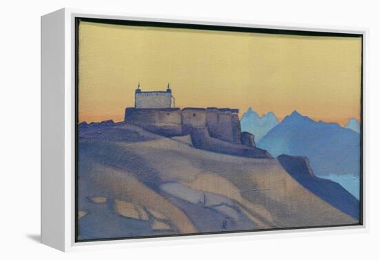 Monastery, Sissu, 1932 (Tempera on Canvas)-Nicholas Roerich-Framed Premier Image Canvas