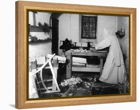Monastic Carpenter-null-Framed Premier Image Canvas