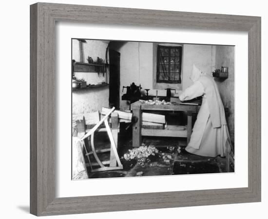 Monastic Carpenter-null-Framed Photographic Print