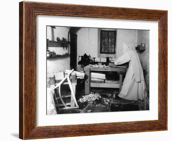 Monastic Carpenter-null-Framed Photographic Print