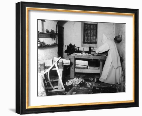 Monastic Carpenter-null-Framed Photographic Print