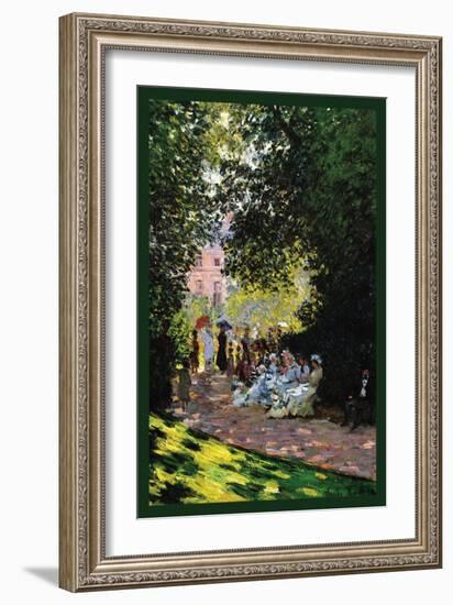 Monceau Park-Claude Monet-Framed Art Print