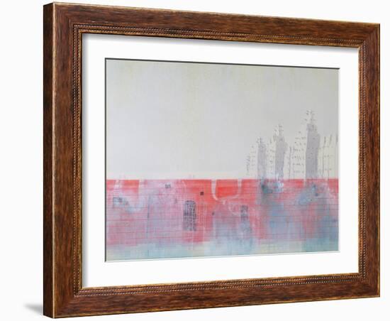 Monday morning, Djenn?Mali-Charlie Millar-Framed Giclee Print