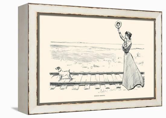 Monday Morning-Charles Dana Gibson-Framed Stretched Canvas