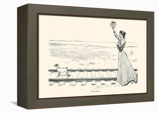 Monday Morning-Charles Dana Gibson-Framed Stretched Canvas