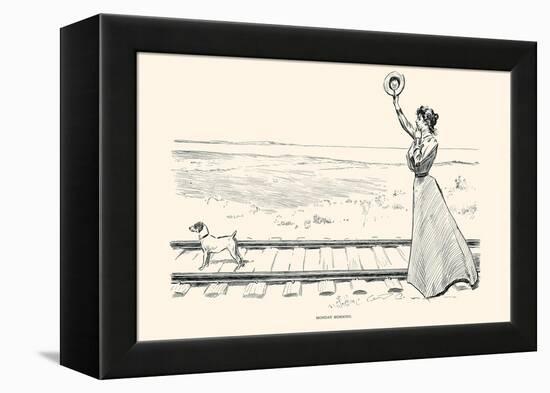 Monday Morning-Charles Dana Gibson-Framed Stretched Canvas