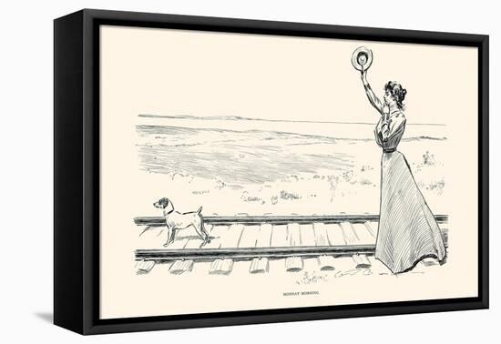 Monday Morning-Charles Dana Gibson-Framed Stretched Canvas