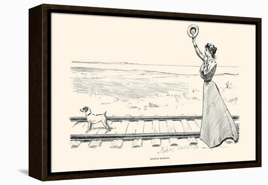 Monday Morning-Charles Dana Gibson-Framed Stretched Canvas