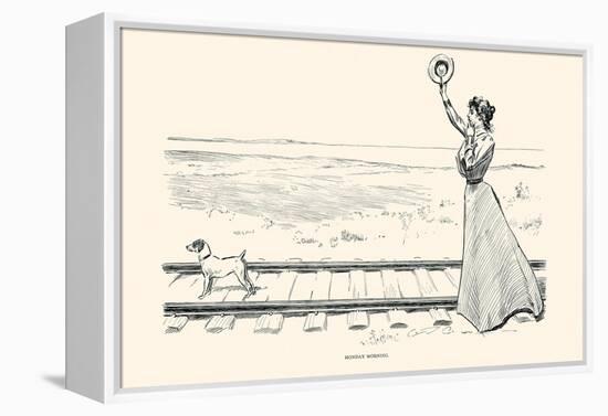 Monday Morning-Charles Dana Gibson-Framed Stretched Canvas