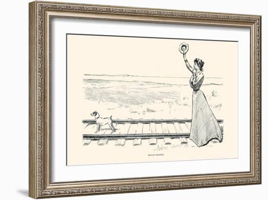 Monday Morning-Charles Dana Gibson-Framed Premium Giclee Print