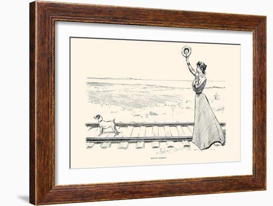 Monday Morning-Charles Dana Gibson-Framed Premium Giclee Print