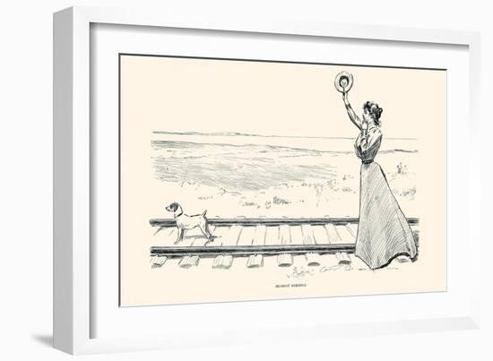 Monday Morning-Charles Dana Gibson-Framed Premium Giclee Print