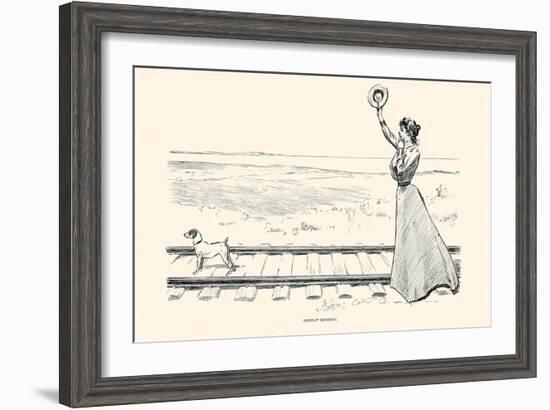 Monday Morning-Charles Dana Gibson-Framed Art Print