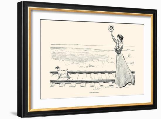 Monday Morning-Charles Dana Gibson-Framed Art Print