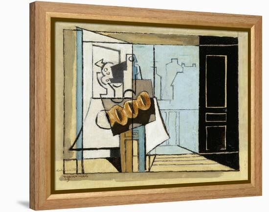Monday, the Open Window; Lundi, La Fenetre Ouverte, 1929-Louis Marcoussis-Framed Premier Image Canvas