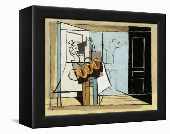 Monday, the Open Window; Lundi, La Fenetre Ouverte, 1929-Louis Marcoussis-Framed Premier Image Canvas