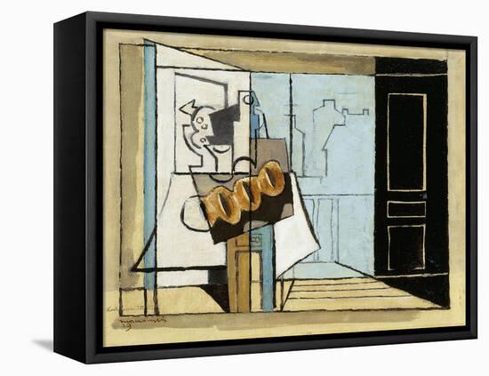 Monday, the Open Window; Lundi, La Fenetre Ouverte, 1929-Louis Marcoussis-Framed Premier Image Canvas