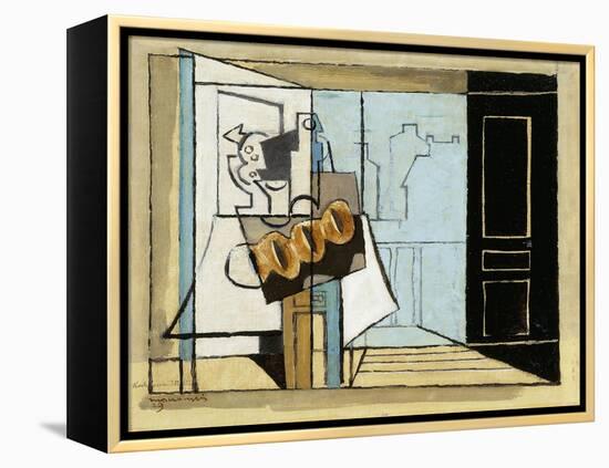 Monday, the Open Window; Lundi, La Fenetre Ouverte, 1929-Louis Marcoussis-Framed Premier Image Canvas