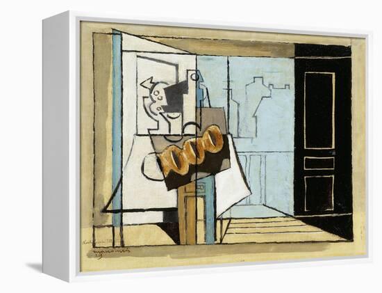 Monday, the Open Window; Lundi, La Fenetre Ouverte, 1929-Louis Marcoussis-Framed Premier Image Canvas