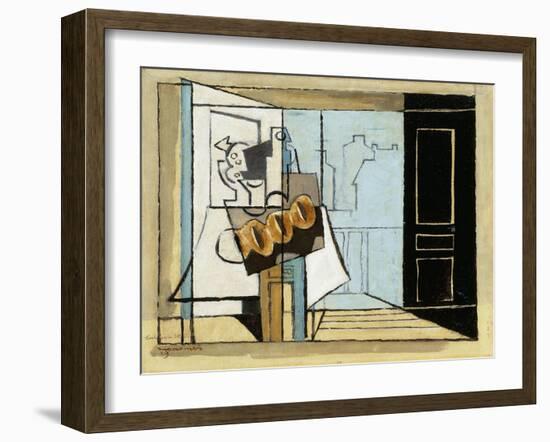 Monday, the Open Window; Lundi, La Fenetre Ouverte, 1929-Louis Marcoussis-Framed Giclee Print