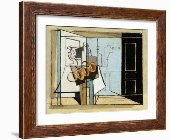 Monday, the Open Window; Lundi, La Fenetre Ouverte, 1929-Louis Marcoussis-Framed Giclee Print