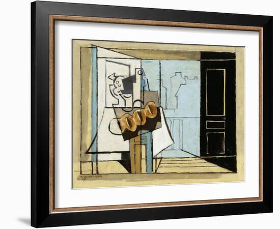 Monday, the Open Window; Lundi, La Fenetre Ouverte, 1929-Louis Marcoussis-Framed Giclee Print