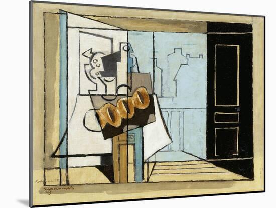 Monday, the Open Window; Lundi, La Fenetre Ouverte, 1929-Louis Marcoussis-Mounted Giclee Print