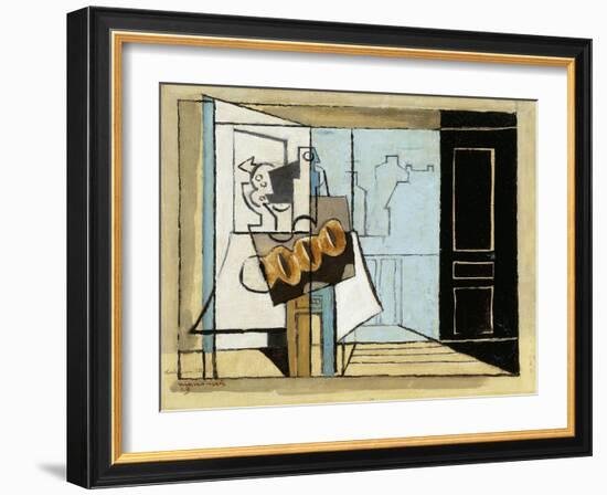 Monday, the Open Window; Lundi, La Fenetre Ouverte, 1929-Louis Marcoussis-Framed Giclee Print